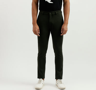 Solid Slim Fit Trousers