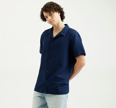 Regular Fit Spread Collar Solid Shirt