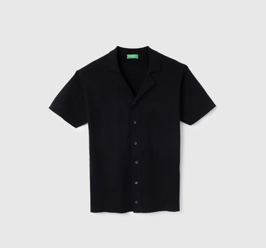 Regular Fit Cuban Collar Solid Shirts