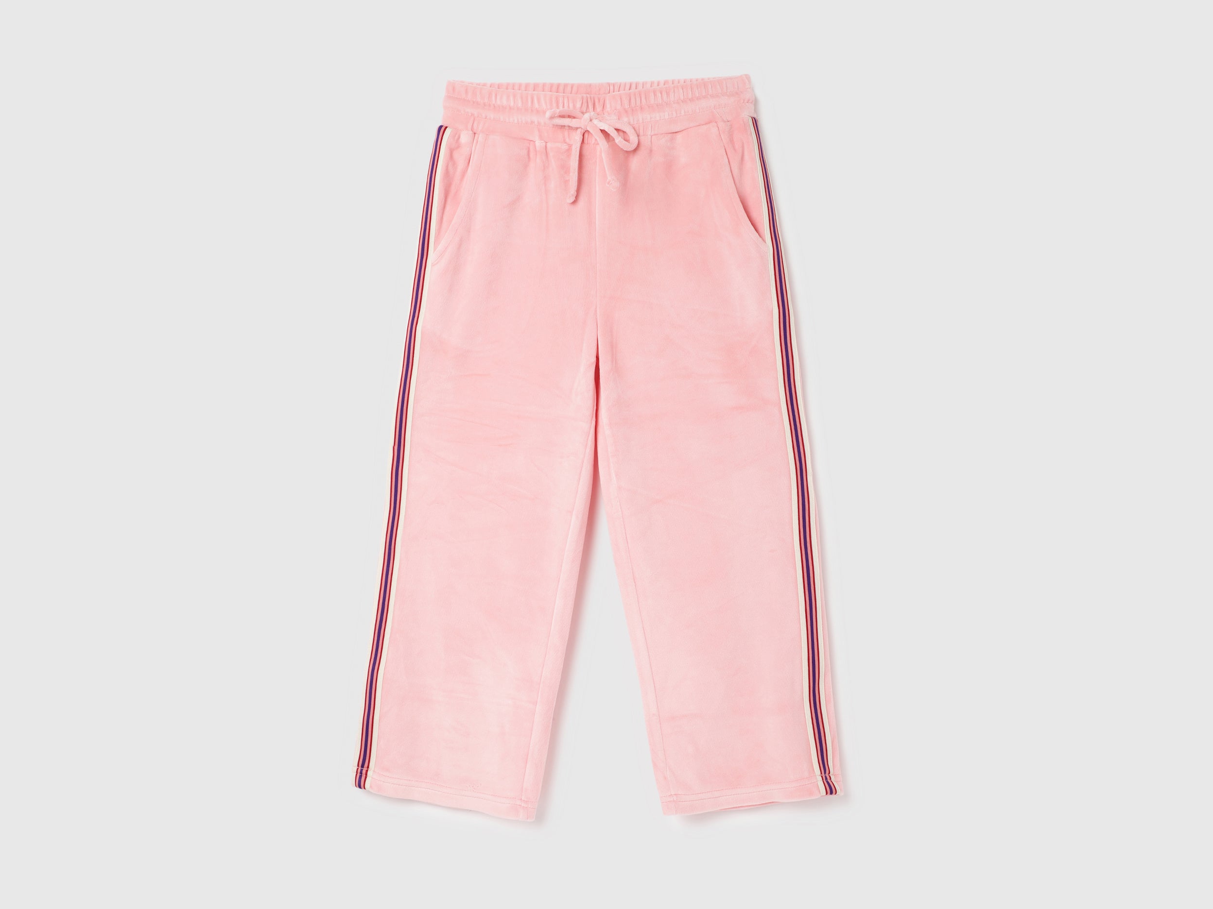 Regular Fit Solid Girl's Trousers