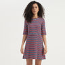 Striped Slim Fit Mini Dress