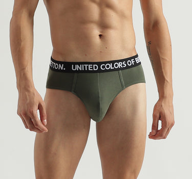 Pack of 2 Solid Colour Low Rise Briefs