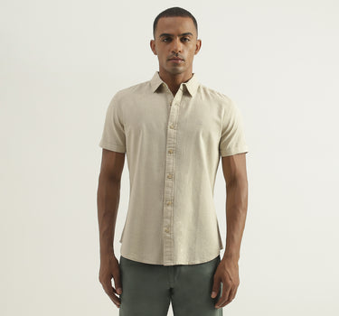 Cream Linen Shirt