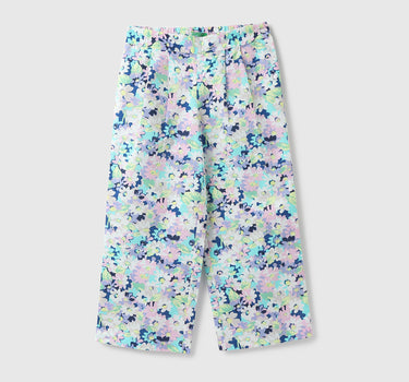 Girls Printed Regular Fit Trousers