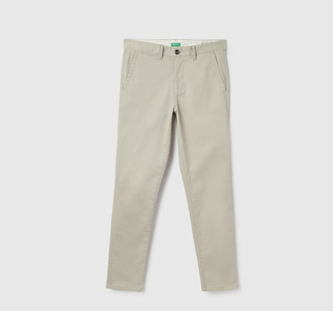 Solid Slim Fit Trousers