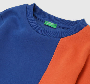 Boys Long Sleeve Colourblocked Sweatshirt