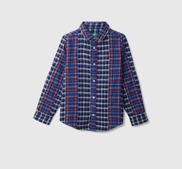 Boys Long Sleeve Check Shirt