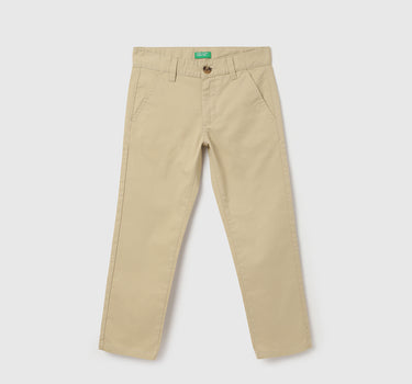 Solid Slim Fit Trousers