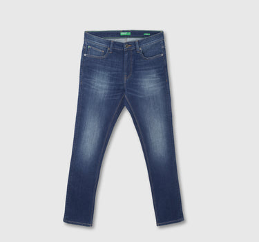 Mens Carrot Fit Solid Jeans