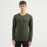 Men's Regular Fit Crew Neck Solid Sweater