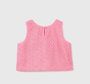 Regular Fit Square Neck Embroidered Tops