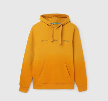 Regular Fit Hooded Neck Ombre Hoodie