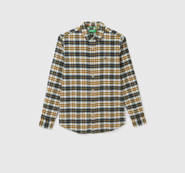 Men's Regular Fit Spread Collar Checked Shirts