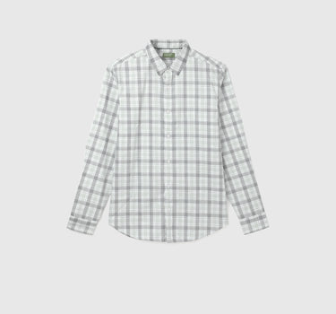 Men's Slim Fit Spread Collar Checked Shirts