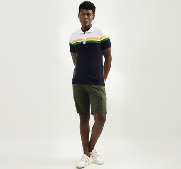 Cotton Printed Polo Collar Mens T-shirts