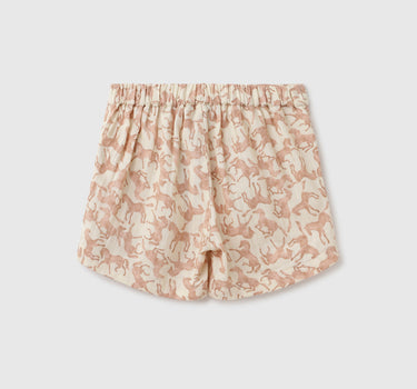 Printed Regular Fit Mid Rise Shorts