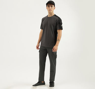 Solid Relaxed Fit Cargos