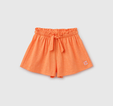 Solid Regular Fit Mid Rise Shorts