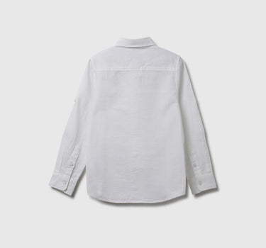 Slim Fit Long Sleeve Monotone Shirt