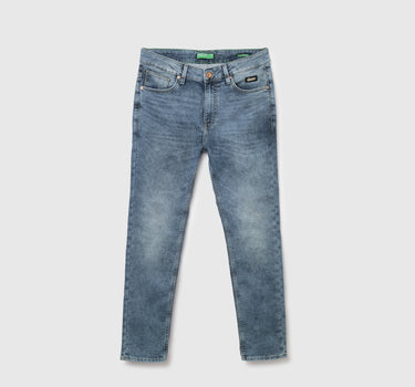 Stone Wash Low Rise Slim Fit Jeans