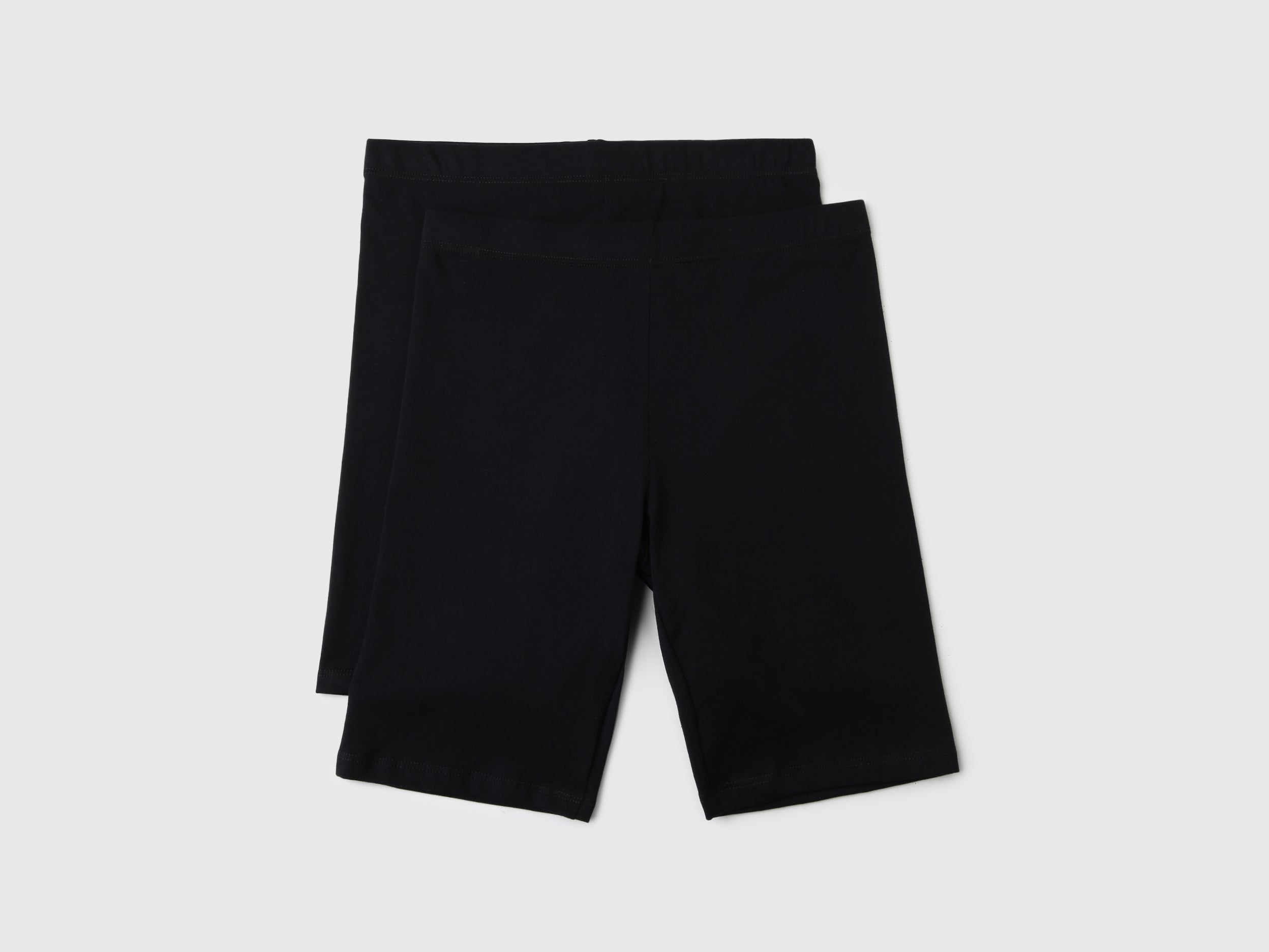 Pack of 2 Solid Colour Low Rise Bermuda Shorts