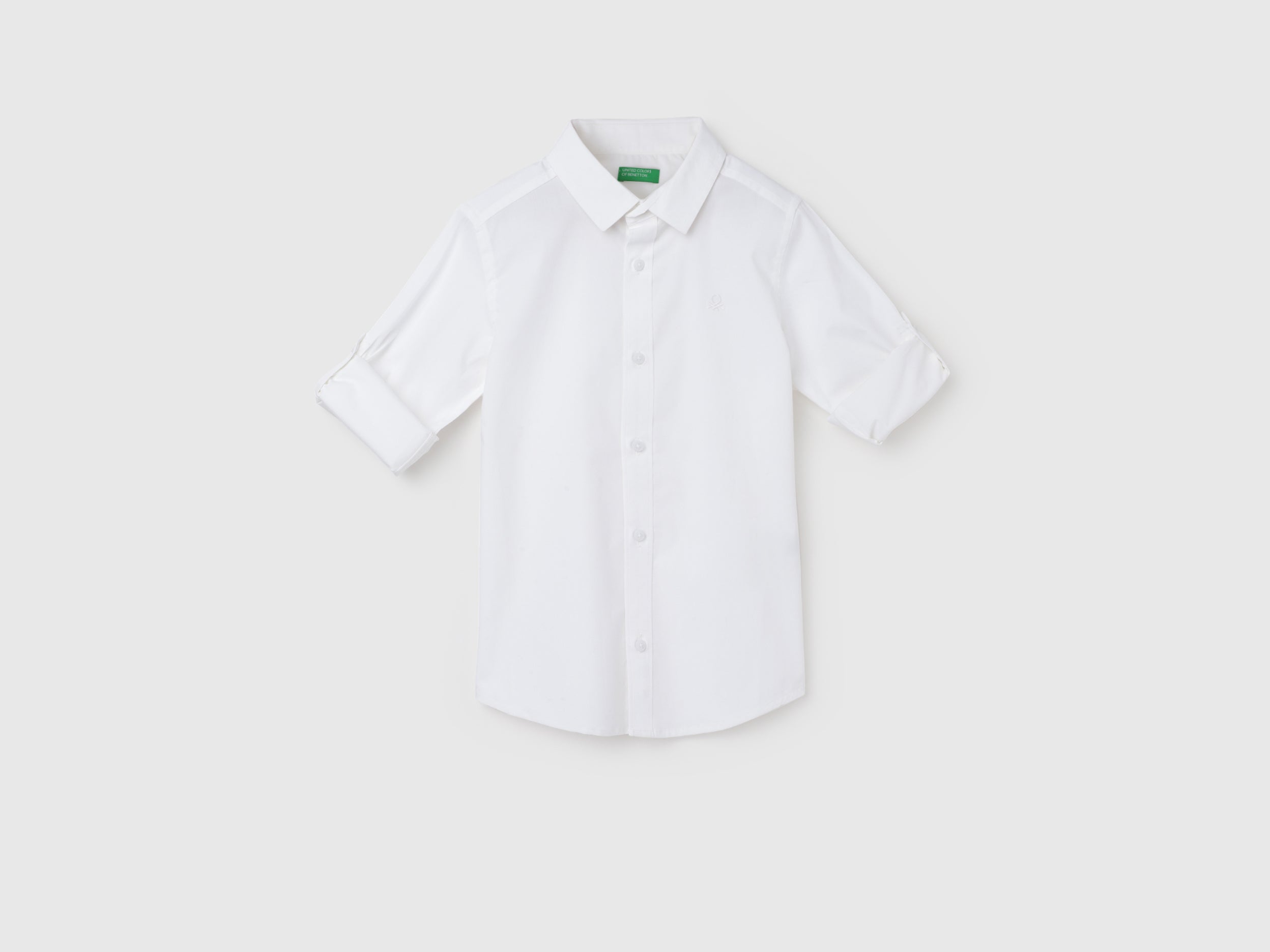 Boy's Regular Fit Spread Collar Solid Shirts