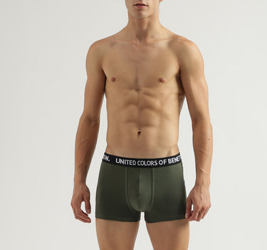 Pack of 2 Solid Colour Low Rise Boxer Briefs