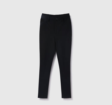 Viscose Blend Solid Regular Length Women Trousers