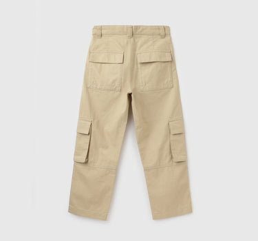 Solid Regular Fit Mid Rise Trousers