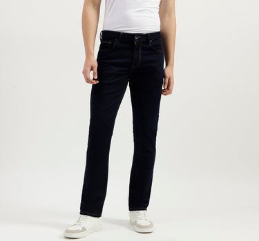 Solid Pattern Slim Fit Jeans