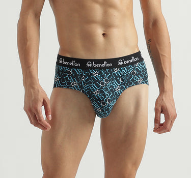 Pack of 2 Typographic Print Low Rise Briefs