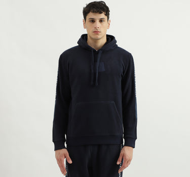 Hooded Neck Solid Sweatshirt