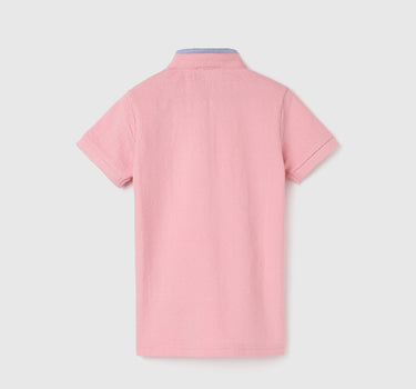 Boy's Regular Fit Polo Collar Patterned Tshirts