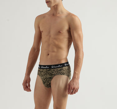 Pack of 2 Typographic Print Low Rise Briefs