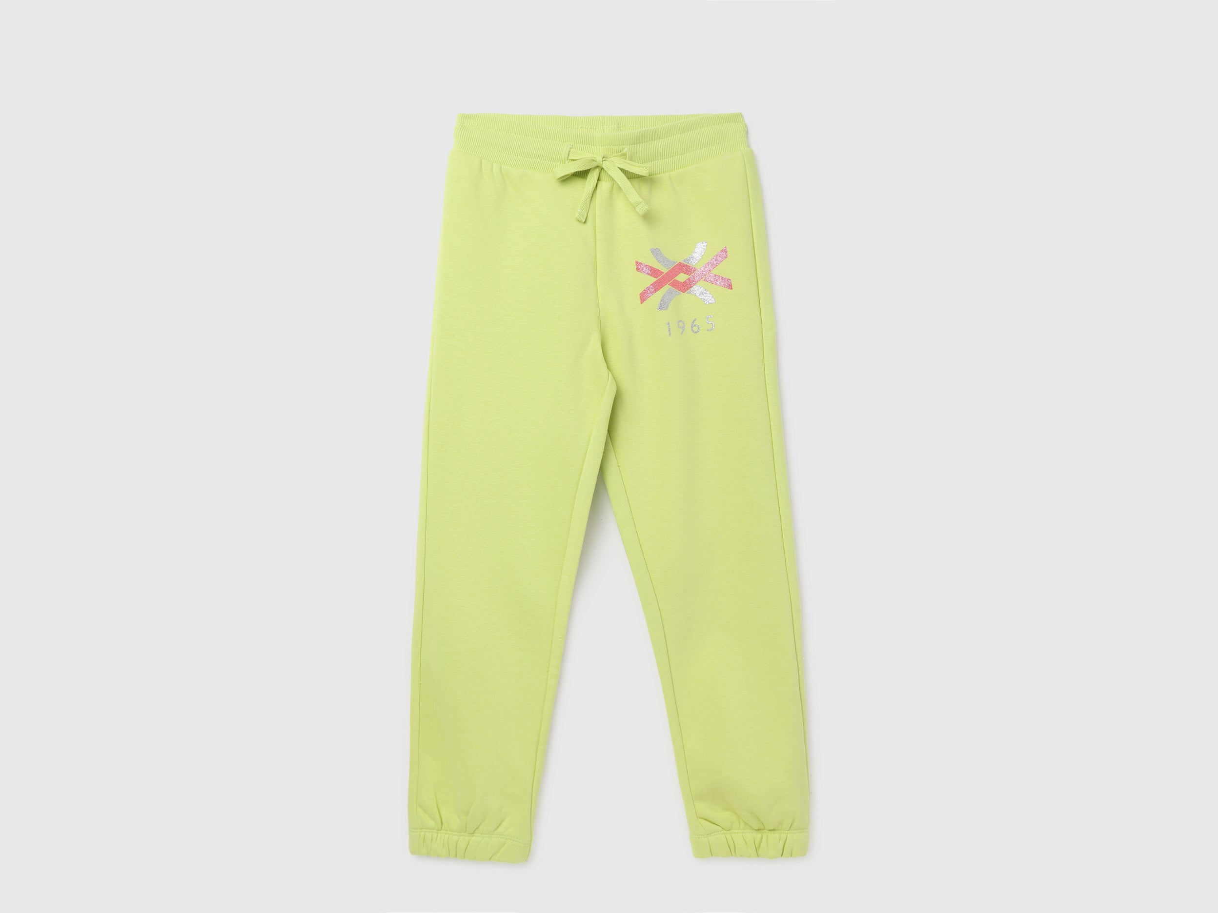 Girl's Printed Regular Fit Trackpants