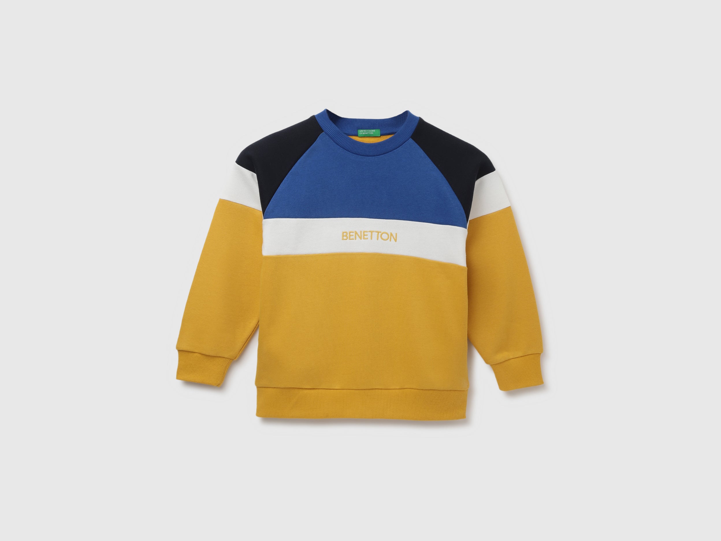 Regular Fit Crew Neck Colorblocked Boy's Sweatshirt