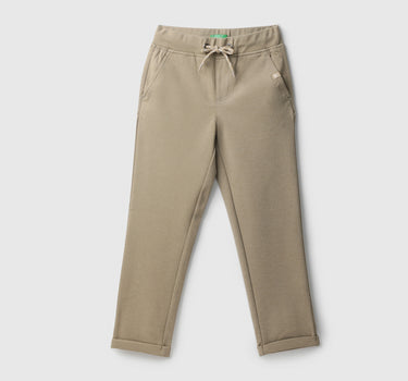 Boys Solid Regular Fit Trousers