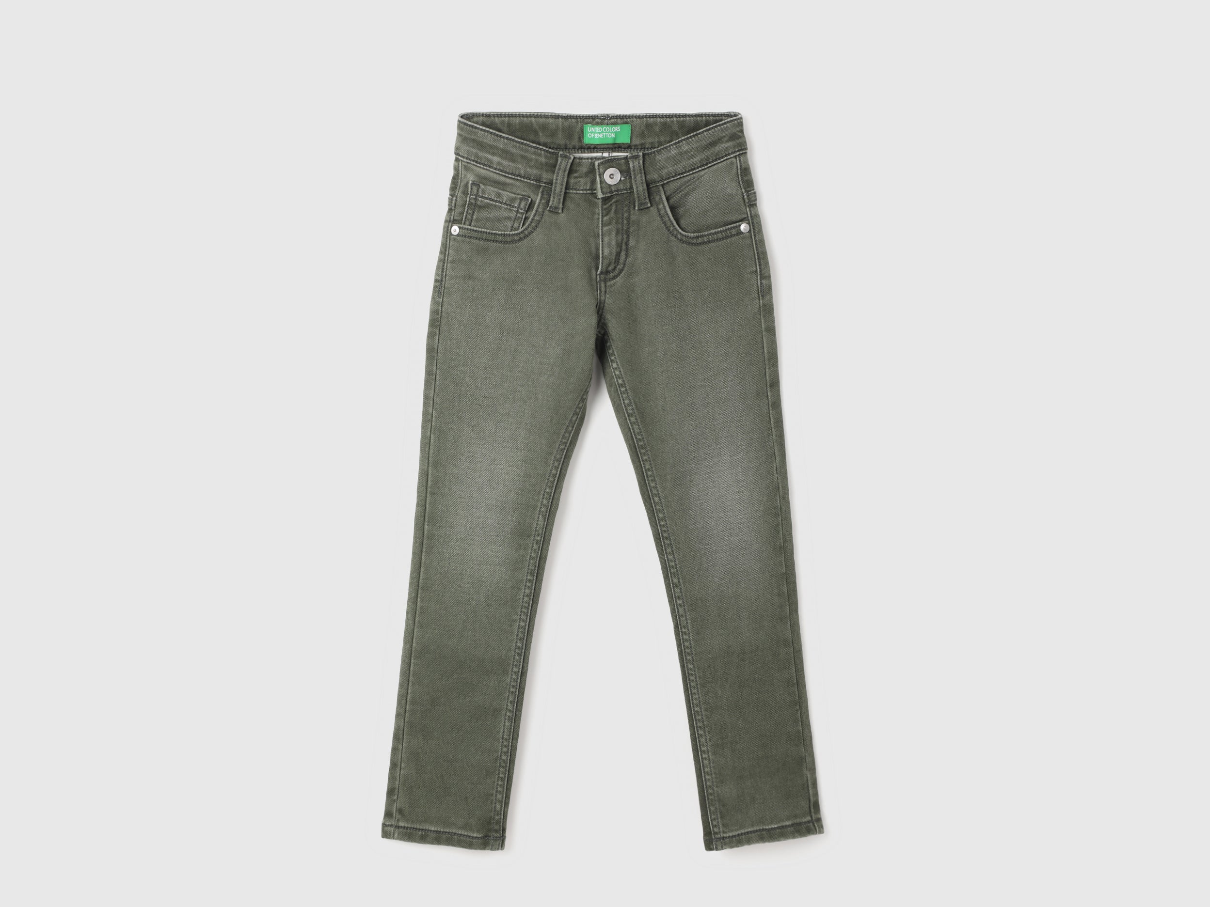 Boy's Solid Slim Fit Jeans