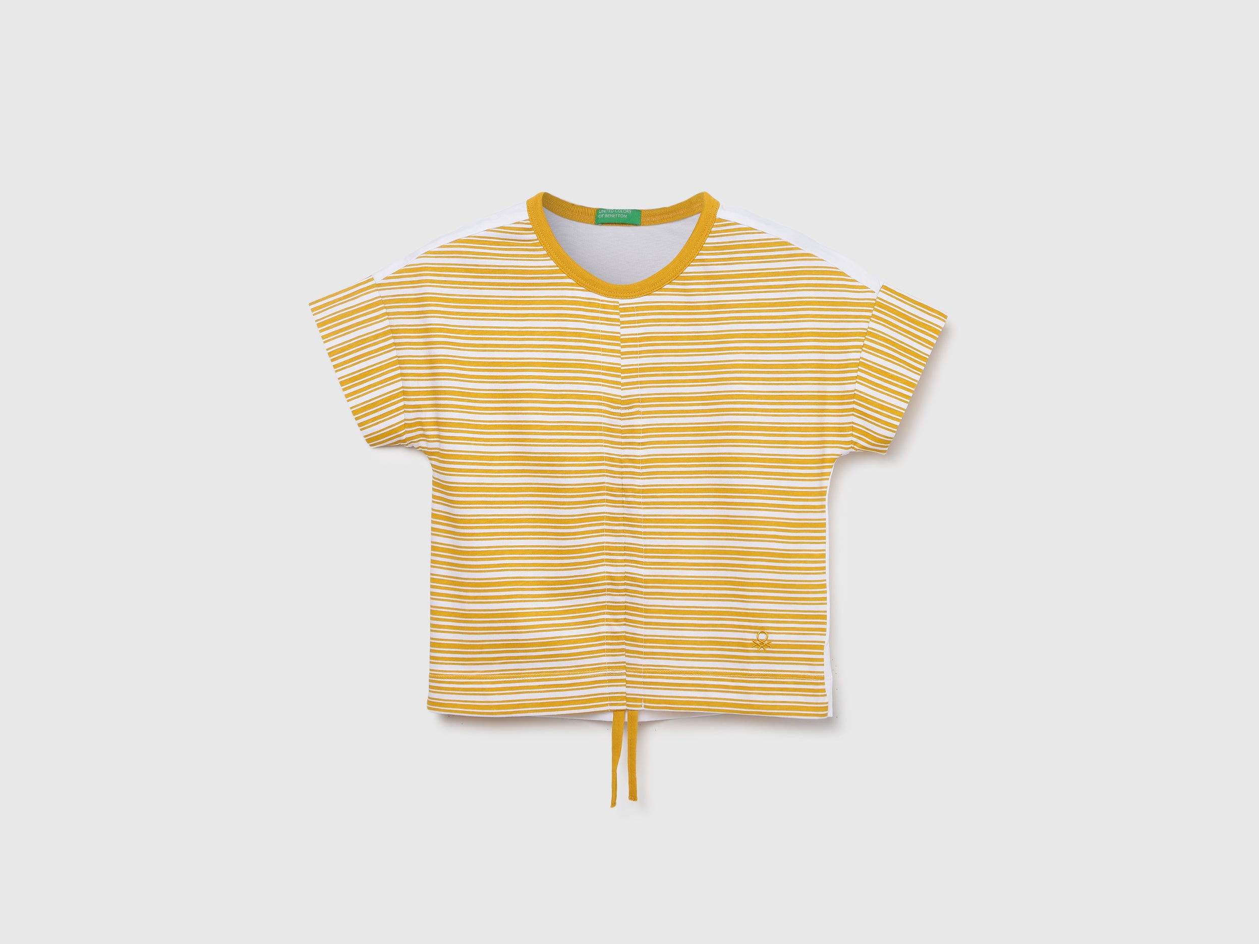 Regular-Fit Crew Neck Striped Top