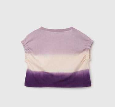 Regular Fit Round Neck Ombre Top