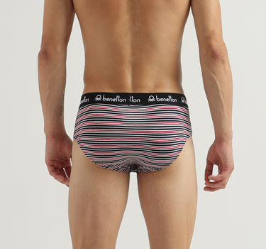 Pack of 2 Striped Low Rise Briefs