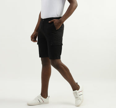 Cotton Solid Regular Fit Mens Shorts