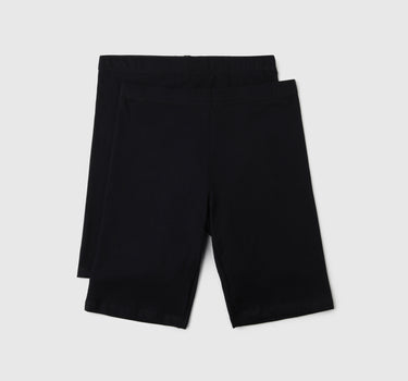 Pack of 2 Solid Colour Low Rise Bermuda Shorts