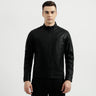 Men's Regular Fit Band Collar Textured Jacket