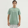 Men's Regular Fit Crew Neck Embroidered T-Shirt