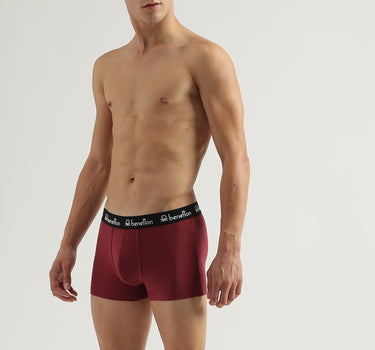 Pack of 2 Solid Colour Low Rise Boxer Briefs