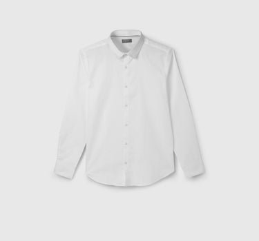 Men's Slim Fit Spread Collar Textured Shirts