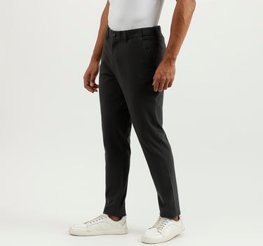 Solid Slim Fit Trousers