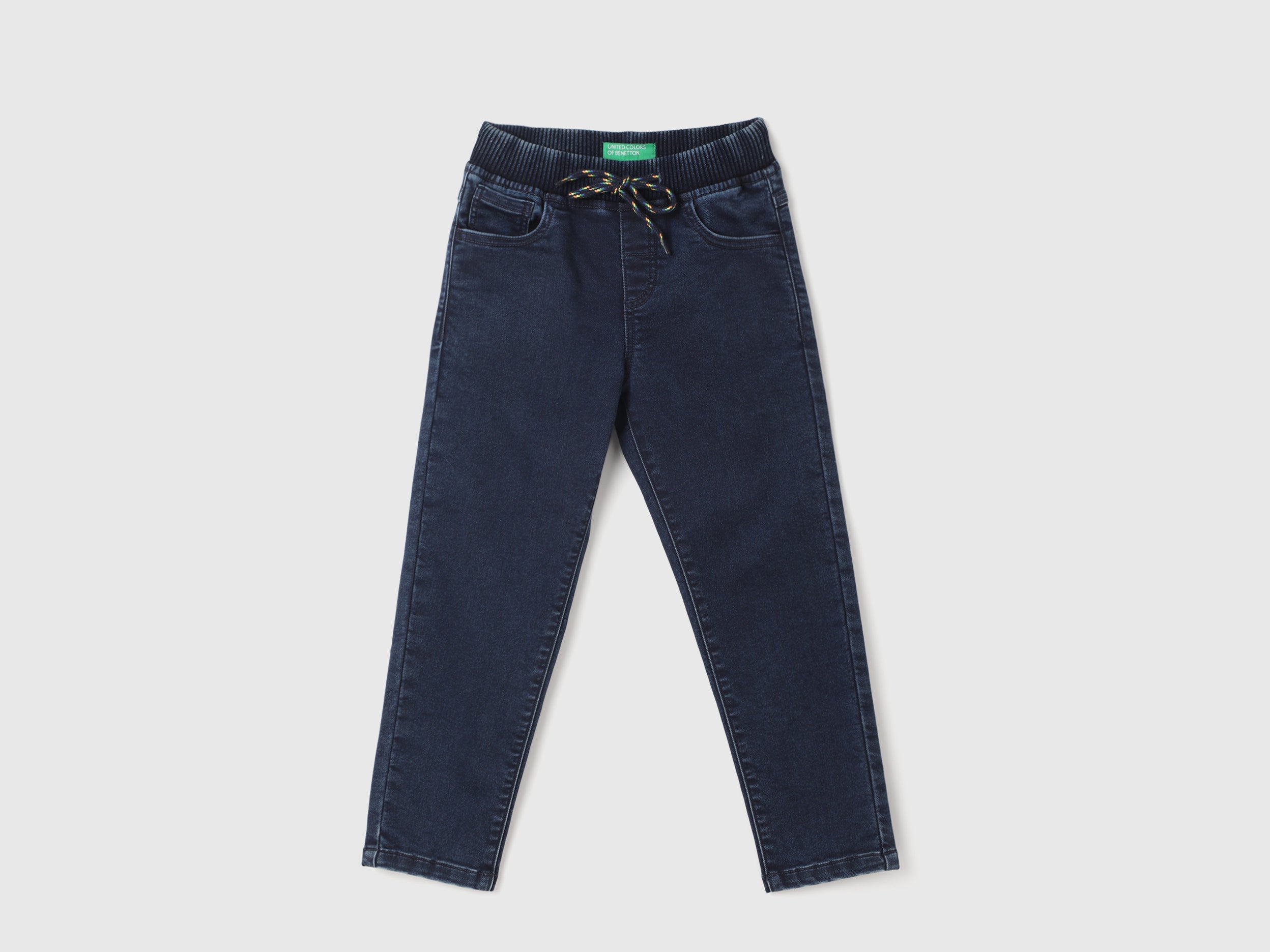 Boy's Solid Regular Fit Jeans