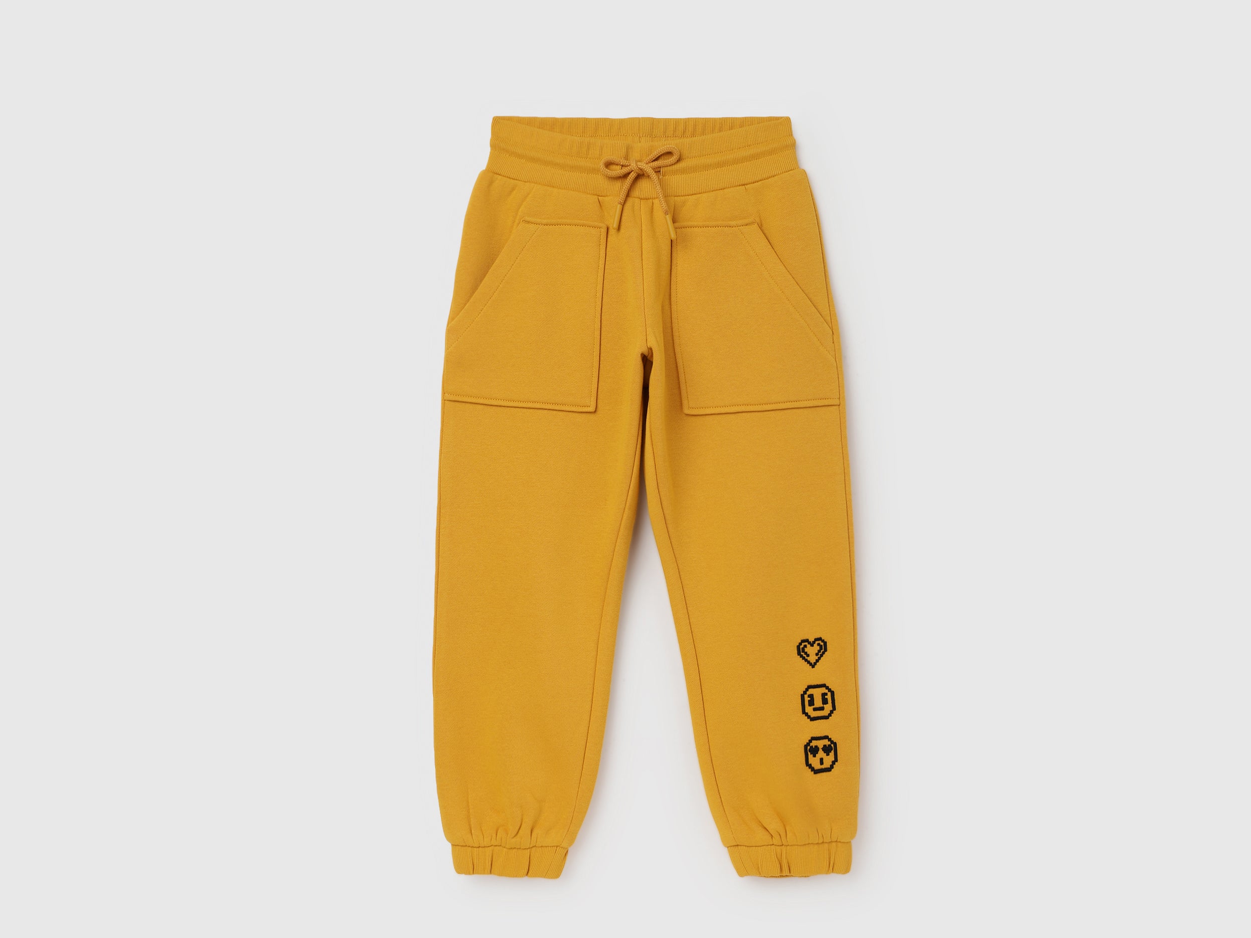 Emoji Print Regular Fit Trackpants